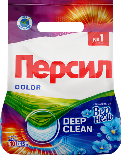 Стиральный порошок ПЕРСИЛ Колор Свежесть Вернель, 1,5кг, изображение