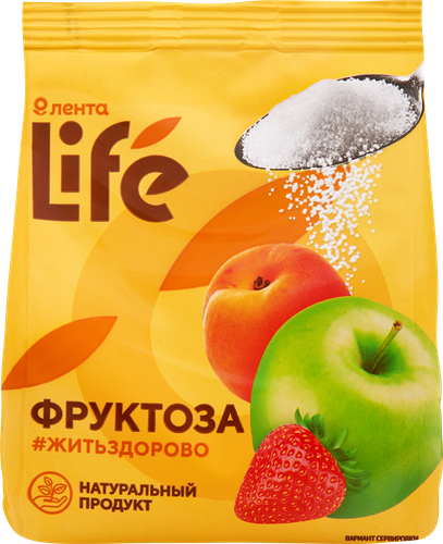 Фруктоза ЛЕНТА LIFE, 250г, картинка