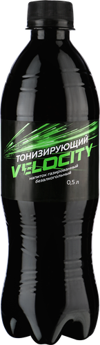 Напиток энергетический VELOCITY Ускорение тонизирующий газированный, 0.5л, изображение