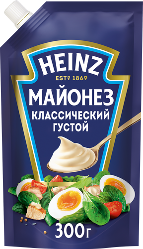 Майонез HEINZ Классический 67%, 300г, детальное фото
