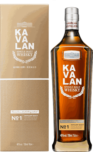 Виски KAVALAN Тайваньский односолодовый 40%, п/у, 0.7л