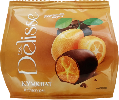 Конфеты DELISSE кумкват в глазури, 100г, фотография