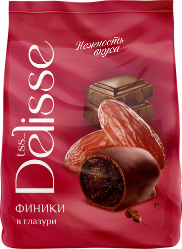 Конфеты DELISSE Финики в глазури, 200г, фото