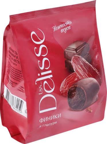 Конфеты DELISSE Финики в глазури, 200г, картинка