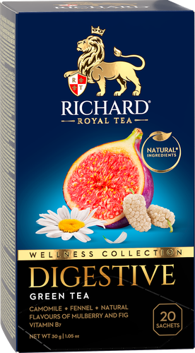 Чай зеленый RICHARD Digestive, 30г, вид