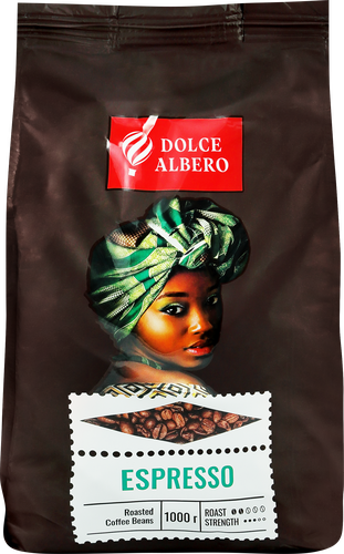 Кофе зерновой DOLCE ALBERO Espresso, 1кг, фотография