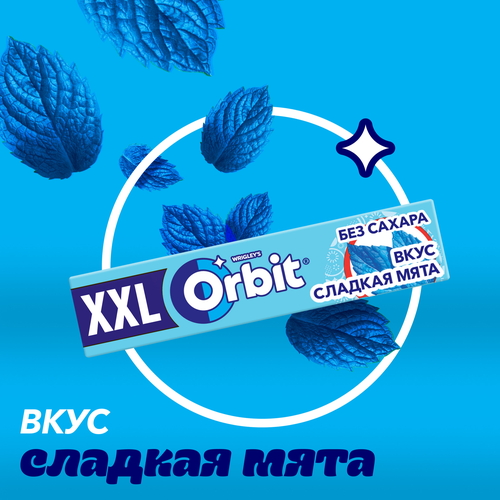 Жевательная резинка ORBIT XXL Сладкая мята, детальное фото