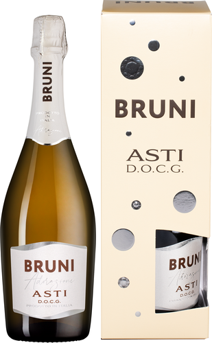 Вино игристое BRUNI Asti белое сладкое, 0.75л, изображение
