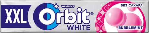 Жевательная резинка ORBIT XXL White Bubblemint, фотография