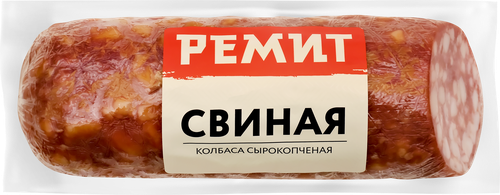 Колбаса сырокопченая РЕМИТ Свиная, весовая, вид
