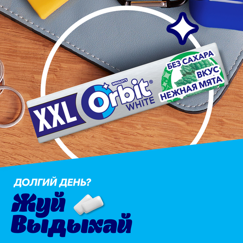 Жевательная резинка ORBIT XXL Нежная мята, вид