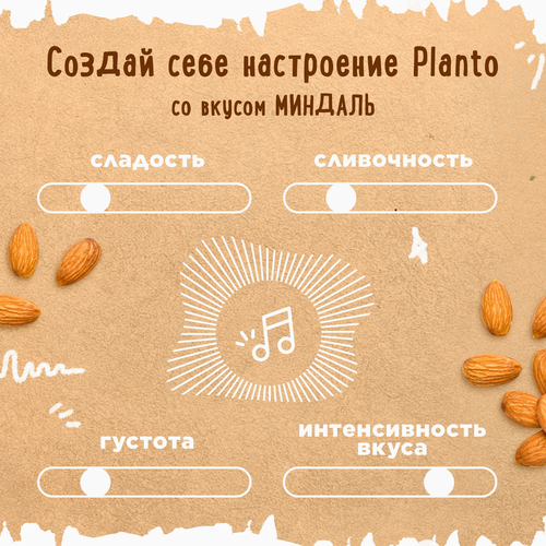 Напиток растительный PLANTO Миндальный 1,2%, 1л, фото