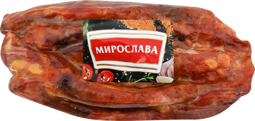 Ребра свиные сырокопченые МИРОСЛАВА, категория Г, 300г, вид