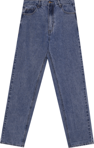 Джинсы женские YOUKO прямые, голубые, Арт. YK-9-1, детальное фото