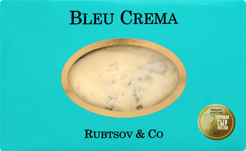 Сыр мягкий RUBTSOV & CO Блю Крема с голубой плесенью 70%, без змж, 90г, детальное фото