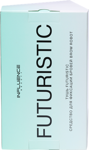 Набор подарочный женский INFLUENCE BEAUTY Тушь Futuristic+Средство для фиксации бровей Brow Robot, фото