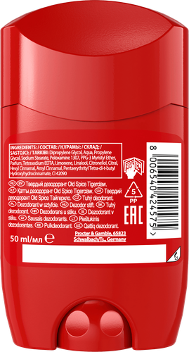 Дезодорант-стик мужской OLD SPICE Tigerclaw, 50мл, изображение