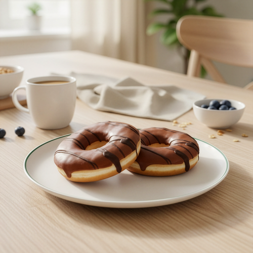 Донат с карамельным кремом ЛЕНТА FRESH, 65г, фотография