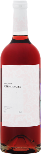 Вино ВЕДЕРНИКОВЪ Красностоп Розе Долина Дона Российское розовое сухое, 0.75л, детальное фото