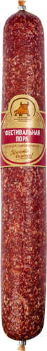 Колбаса сырокопченая СПК Фестивальная пора, весовая, крупный план