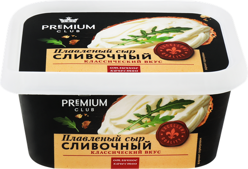Сыр плавленый PREMIUM CLUB Сливочный 35%, без змж, 400г, изображение
