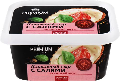 Сыр плавленый PREMIUM CLUB с салями 35%, без змж, 400г, фотография