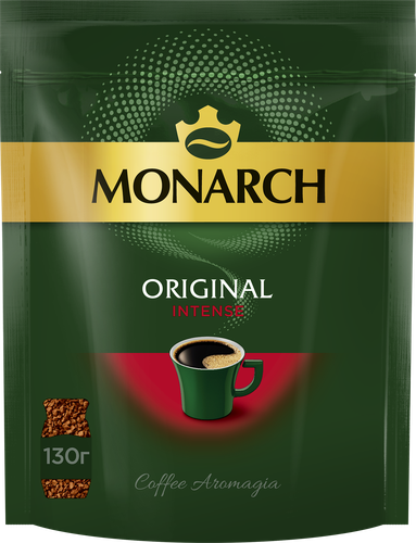 Кофе растворимый MONARCH Original Intense натуральный сублимированный, 130г, фото