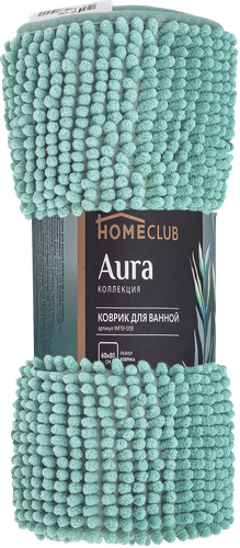 Коврик для ванной HOMECLUB Aura 60х80см, шенилл, вид