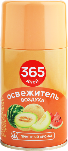 Баллон сменный аэрозольный 365 ДНЕЙ Освежитель воздуха Дыня и арбуз, 230мл, фото