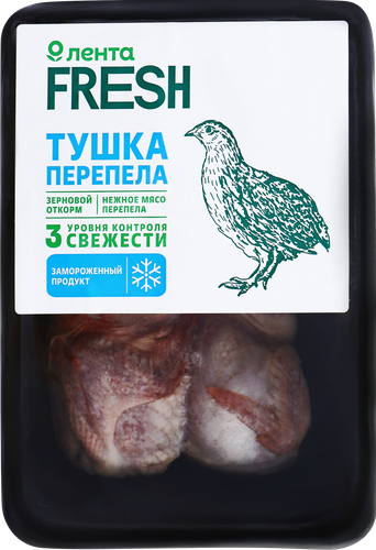 Перепел замороженный ЛЕНТА FRESH, 500г, детальное фото