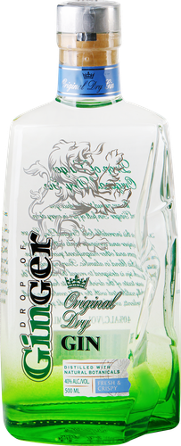 Джин DROP OF GINGER Оригинальный 40%, 0.5л