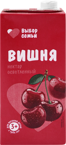 Нектар ВЫБОР СЕМЬИ Вишневый, 0.95л, картинка