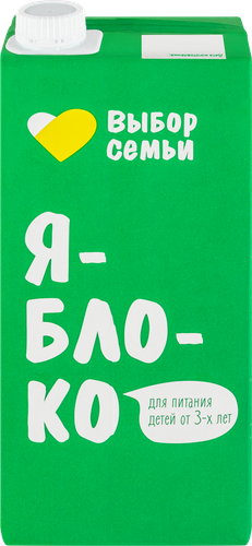 Нектар ВЫБОР СЕМЬИ Яблочный, 0.95л, фото
