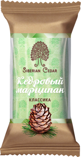 Батончик СИБИРСКИЙ КЕДР Кедровый марципан, 40г, фотография