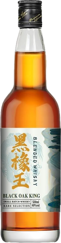 Виски BLACK OAK KING купажированный 40%, 0.5л, картинка