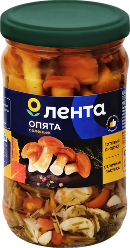 Опята соленые ЛЕНТА, 350мл, изображение