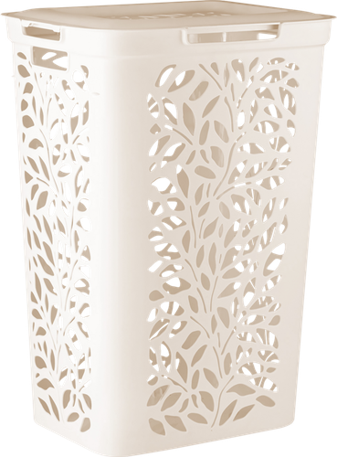 Корзина для белья ПОЛИМЕРБЫТ Leaves, 60л, Арт. 434890795, фото