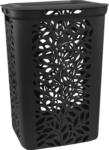 Корзина для белья ПОЛИМЕРБЫТ Leaves, 60л, Арт. 434890795, фотография
