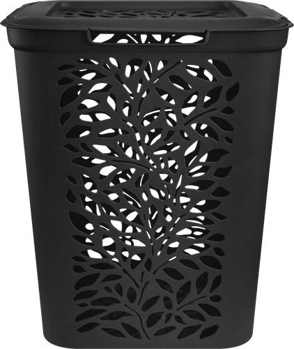Корзина для белья ПОЛИМЕРБЫТ Leaves, 60л, Арт. 434890795, фото