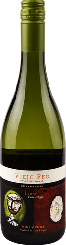 Вино VIEJO FEO Шардоне ординарное сортовое белое сухое, 0.75л
