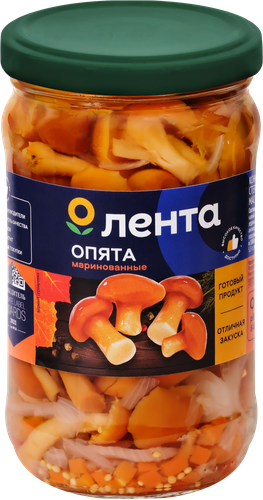Опята маринованные ЛЕНТА, 350мл, фото