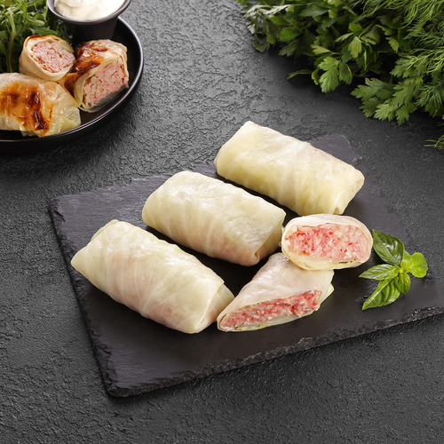 Голубцы с мясом и рисом, замороженные ЛЕНТА FRESH, весовые, детальное фото