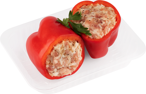 Перец фаршированный мясом и рисом, замороженный ЛЕНТА FRESH, весовой, вид