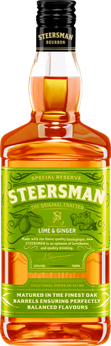 Коктейль STEERSMAN Flavor Lime&Ginger со вкусом Лайм&Имбирь 35%, 0.7л, вид