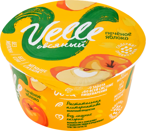 Продукт овсяный VELLE Печеное яблоко, 130г, изображение