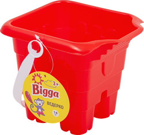 Набор игровой BIGGA Ведерко, 14см, Арт. B1117102, изображение