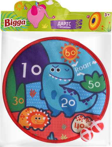 Набор игровой BIGGA Дартс с мячиками, 28см, Арт. B1546650, картинка
