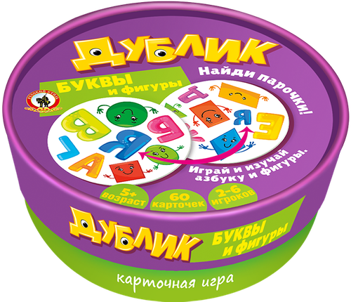 Игра настольная РУССКИЙ СТИЛЬ Дублик в круглой коробке, в ассортименте, картинка