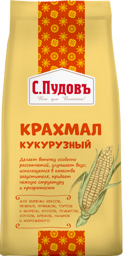 Крахмал кукурузный С.ПУДОВЪ, 200г, фотография