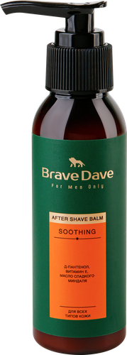 Бальзам после бритья BRAVE DAVE Успокаивающий, 100мл, детальное фото